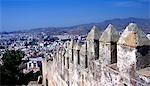 Walls of Gibralfaro,Malaga,Andalucia,Spain