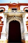 Doorway into Bull ring,Seville,Spain