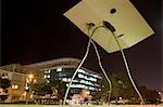 Sculpture moderne dans le Port Olimpic, Barcelone, Catalogne, Espagne