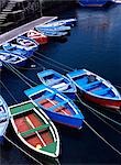 Asturias Boats in Harbour,Luarca,Spain