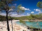 Beach in Cala Mondrago,Mallorca,Spain