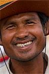 Portrait of smiling farmer,Ubon Ratchathani,Isan,Thailand