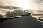 Wing of Airplane in Sky