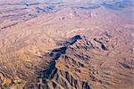 Aerial View of Desert Outside of Las Vegas, Nevada, USA