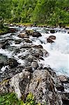 Trollveggen River, Romsdal, Norway