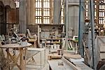 Construction Site, La Sagrada Familia, Barcelona, Catalonia, Spain