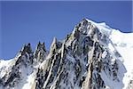 Montagnes en français Alpes près de mont blanc