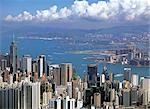 Donnant sur la forme de port Victoria Jardine Lookout, Hong Kong