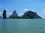 Inseln in der Bucht von Phang Nga, Thailand