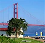 Golden Gate Bridge, de la Marina, San Francisco