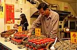 A shop of spicy dried fish at Jiufeng, Taipei, Taiwan