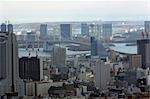 Odaiba, Daiba skyline from Roppongi Hills, Tokyo, Japan