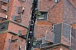 An aerial view of local residence, Shanghai, China