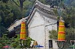 Environs d'encens, Temple Tanzhesi, Beijing, Chine