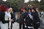 Girls dressed up at Harajuku, Tokyo, Japan