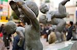 Sculpture at Shibuya Station Square, Japan