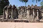 Elephant Terrace, Angkor Thom, Angkor, UNESCO World Heritage Site, Siem Reap, Cambodia, Indochina, Southeast Asia, Asia