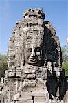 Temple du Bayon, vers la fin de 12ème siècle, bouddhistes, Angkor Thom, Angkor, patrimoine mondial de l'UNESCO, Siem Reap, Cambodge, Indochine, Asie du sud-est, Asie