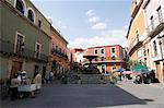 Square in Guanajuato, a UNESCO World Heritage Site, Guanajuato State, Mexico, North America