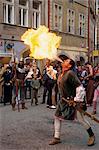 Medieval parade in the Little Quarter, Prague, Czech Republic, Europe