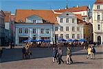 Town Hall Square, Old Town, Tallinn, Estonia, Baltic States, Europe