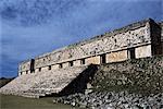 Site du Palais du gouverneur, Maya, Uxmal, UNESCO World Heritage Site, Yucatan, Mexique, Amérique du Nord