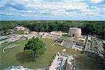 Mayapan, ancienne capitale Maya après chute de Chichen Itza, Yucatan, au Mexique, en Amérique du Nord