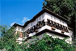 The famous mansions unique to the high Areas in the Pelion, Greece, Europe