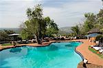 La piscine au Nilaya Hermitage, un hôtel de caractère, Goa, Inde, Asie