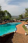 The swimming pool at the Nilaya Hermitage, a boutique hotel, Goa, India, Asia