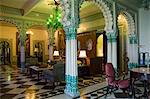 The Imperial Suite in Shiv Niwas Palace, a former royal guest house and now a heritage hotel, Udaipur, Rajasthan state, India, Asia