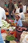 Marché, Rantepao, Toraja zone, Sulawesi, en Indonésie, l'Asie du sud-est, Asie