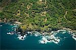 Nord Nicoya Peninsula, côte du Pacifique de l'Amérique centrale Costa Rica, l'air,