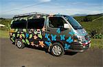 Travel company's vehicle for tours, Costa Rica, Central America