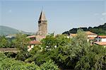 Old church in St. Etienne de Baigorry, Basque country, Pyrenees-Atlantiques, Aquitaine, France, Europe