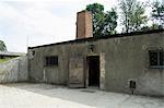 Crématorium, camp de concentration de Auschwitz, aujourd'hui un monument commémoratif et Musée, patrimoine mondial de l'UNESCO, Oswiecim près de Krakow (Cracovie), Pologne, Europe