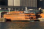 Staten Island Ferry, Business district, Lower Manhattan, New York City, New York, United States of America, North America
