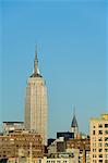 Empire State Building, milieu ville Manhattan, New York City, New York, États-Unis d'Amérique, l'Amérique du Nord