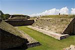 The ball court at the ancient Zapotec city of Monte Alban, UNESCO World Heritage Site, near Oaxaca City, Oaxaca, Mexico, North America