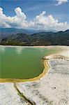 Hierve el Agua (l'eau bout), hot springs, Oaxaca, au Mexique, en Amérique du Nord