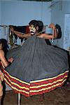 Kathakali dancer, Kerala state, India, Asia