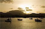Port de Mindelo, îles de Sao Vicente, Cap-vert, Afrique