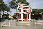 Unusual kiosk, Parca Nova, Mindelo, Sao Vicente, Cape Verde Islands, Africa