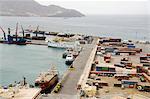 Port de Mindelo, îles de Sao Vicente, Cap-vert, Afrique