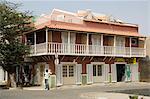 Colonial style building, Santa Maria, Sal (Salt), Cape Verde Islands, Africa