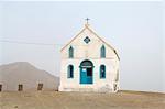 Église près de Salinas, îles de Sal, Cap-vert, Afrique