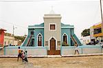 The town of Espargos, Sal, Cape Verde Islands, Africa