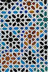 District de travail carreaux azulejos de style mudéjar, Real Alcazar, patrimoine mondial de l'UNESCO, Santa Cruz, Séville, Andalousie (Andalucia), Espagne, Europe