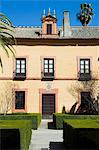 District de patio del Leon, Real Alcazar, Santa Cruz, Séville, Andalousie (Andalucia), Espagne, Europe