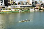 Quartier de Triana et le fleuve Rio Guadalquivir, Séville, Andalousie, Espagne, Europe